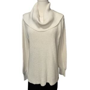 Michael Michael Kors Ivory Long Turtleneck Sweater Sz M